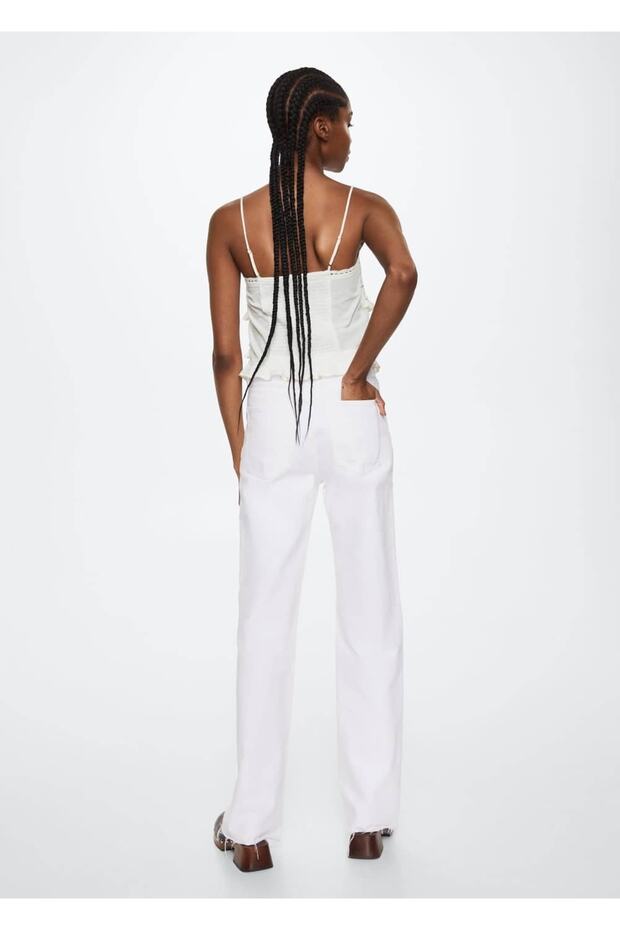 Gerüschtes Baumwolloberteil - 4