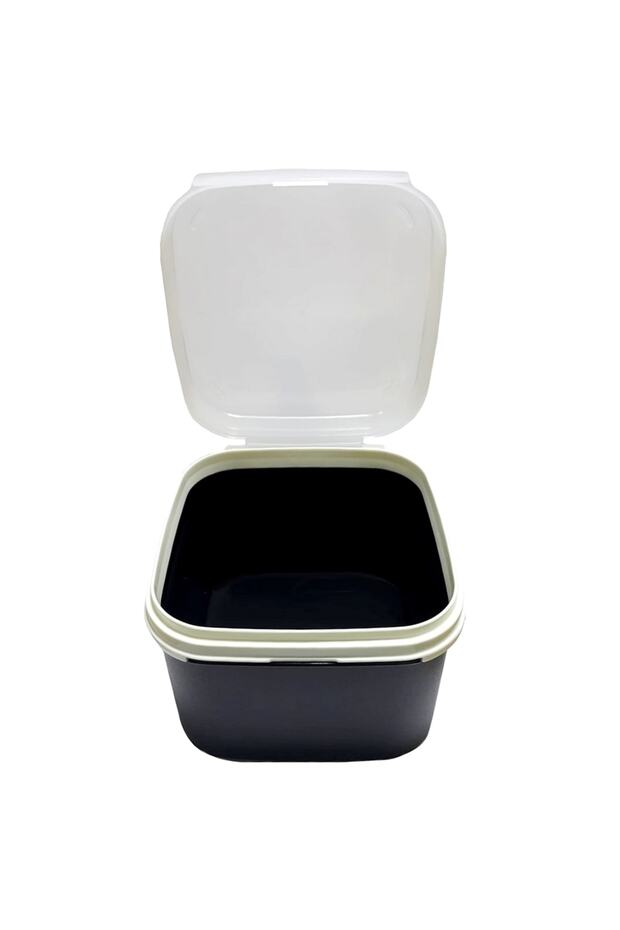 Special Square 2.6 Lt Black Multi-Purpose Storage Container - 5