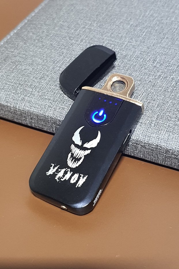 Şarjlı Venom Basklı Çakmak