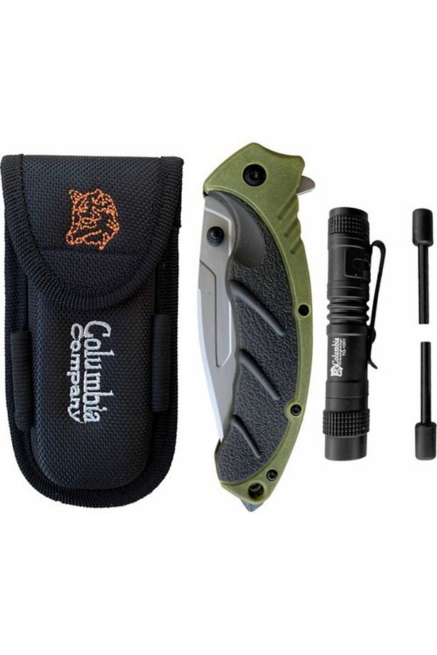 Tactical Set Fst-3070a Haki Çakı+fener - 1