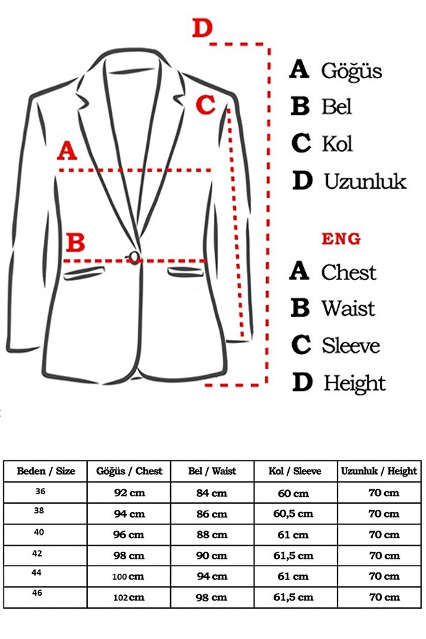 سترة سوداء مزدوجة الصدر - 8