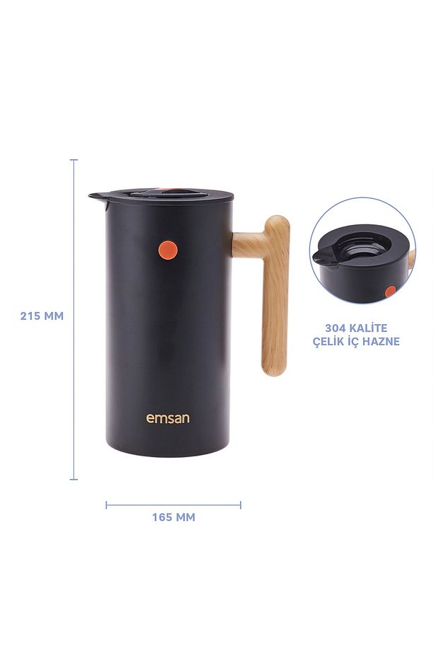 Radyant Siyah Termos 1100 Ml - 2