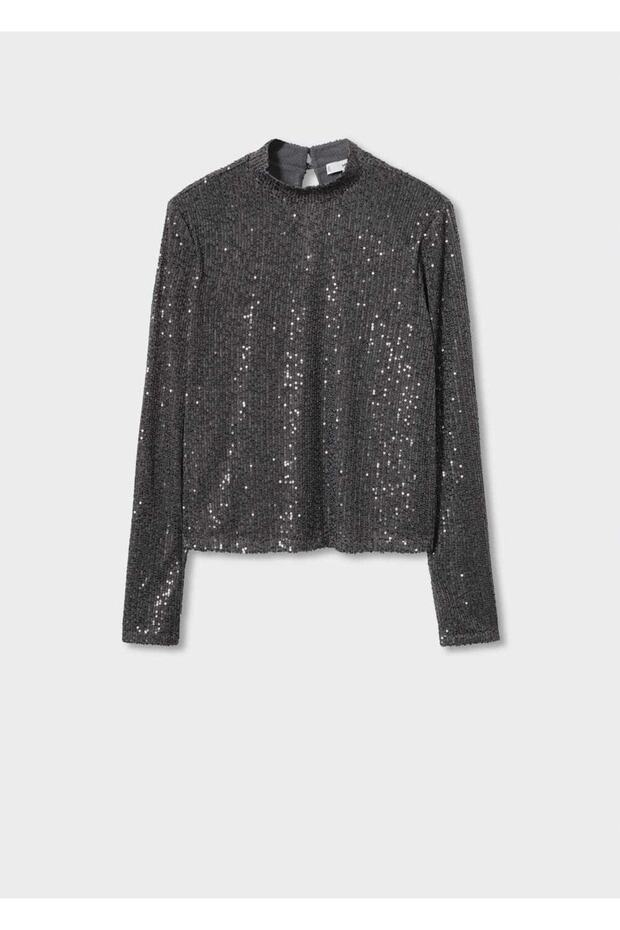 Pullu Balıkçı Yaka Tişört - 3