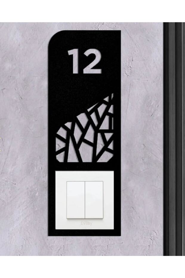 Decorative Socket Framed Circle Door Number Bell Socket Frame Wall Ornament Wall Decor