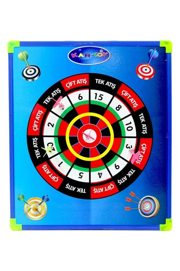 Dart Mıknatıslı Çift Taraflı Manyetik Dart 36x31, Çok Renkli - 1