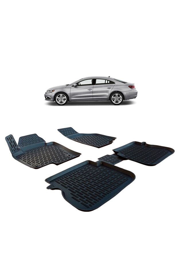 Volkswagen Cc 2008-2017 Araca Özel 3d Havuzlu Paspas - 1