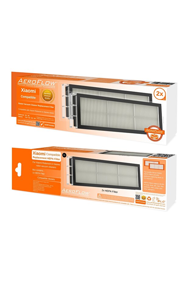 فلتر مكنسة كهربائية Xiaomi Robot - عبوة من قطعتين، متوافق - 3