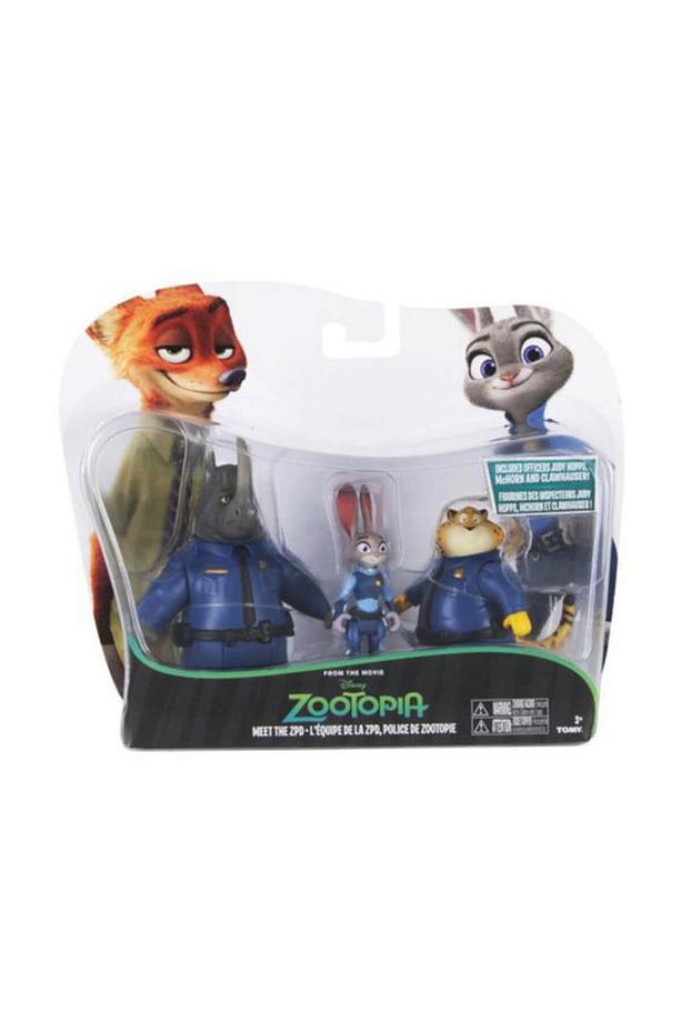 Tzp70052 Polis Departmanı 3Lü Figür Set Zootropolis +3 Yaş / - 1