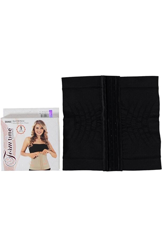Women's Weathered Waist Corset with Hooks / 2040