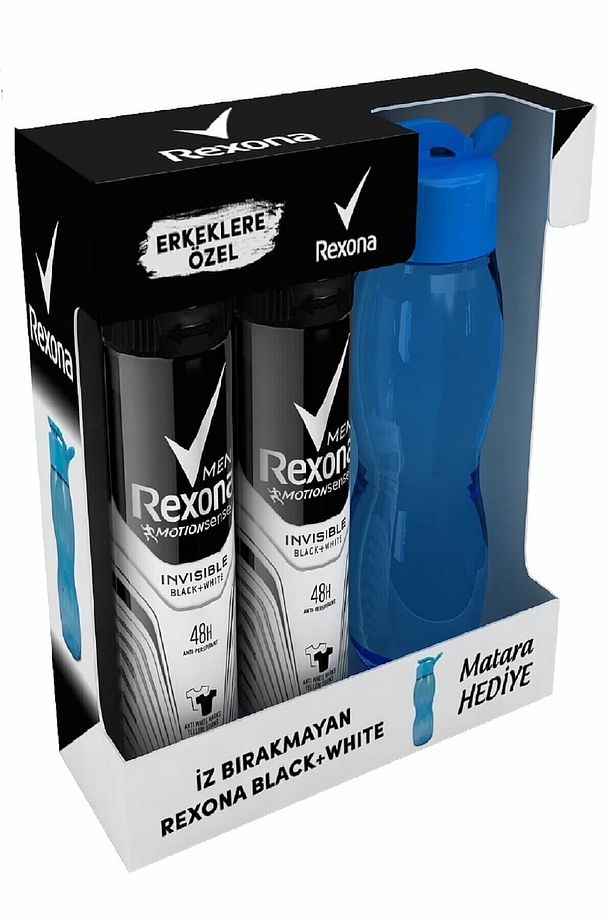 Deodorant - Men Invisible Black & White Deodorant 150 Ml & Mavi Matara Hediyeli8690637834790 - 1