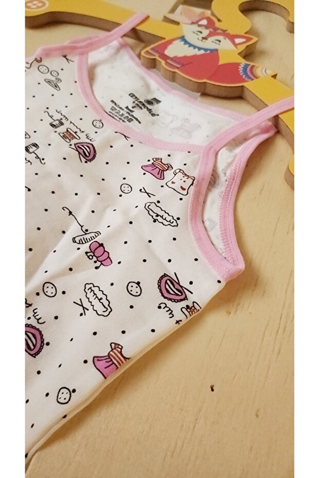 Ceylanoglu Kız Ip Askı Atlet Boxer 3 Lü Takım - 1