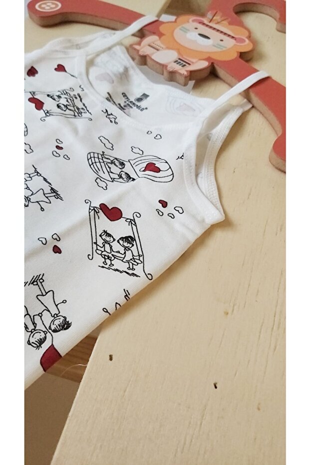 Ceylanoglu Kız Ip Askı Atlet Boxer 3 Lü Takım - 4