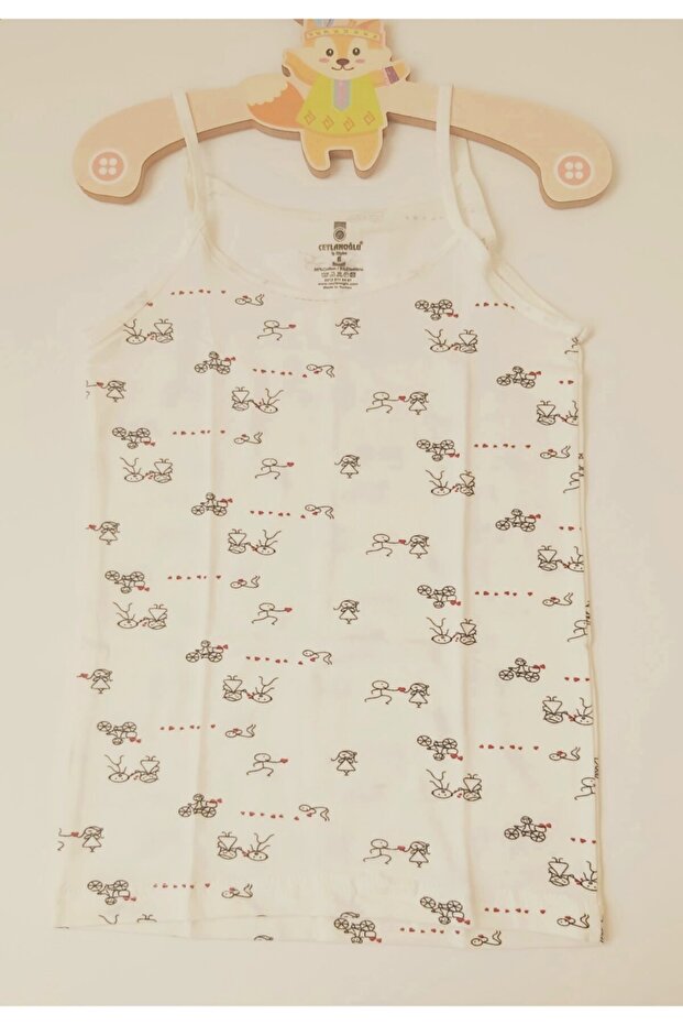 Ceylanoglu Kız Ip Askı Atlet Boxer 3 Lü Takım - 6