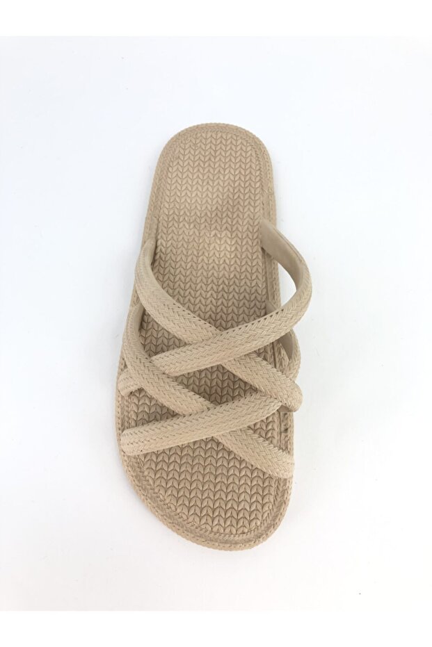 Hasır Görünümlü Plastik Terlik - 2