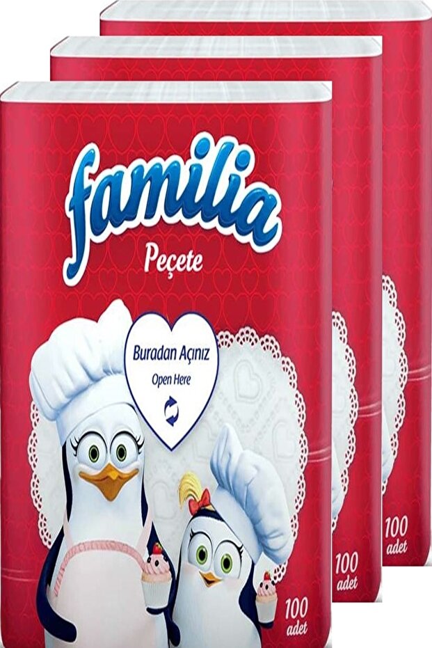 Napkin 100 Pieces 3 Pieces