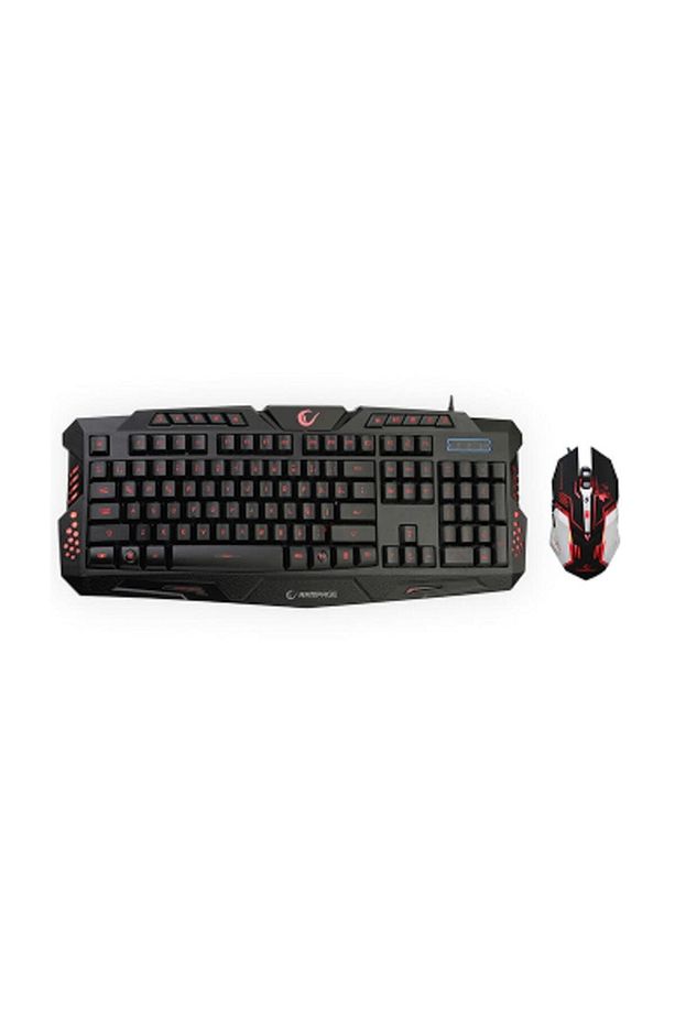 Km-r77 Siyah Usb 3 Farklı Ledli Gaming Q Multimedia Klavye Mouse Set - 1