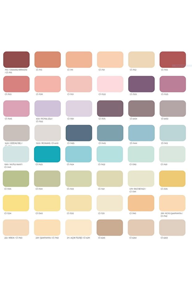 Popüler Plastik Mat Iç Cephe Boyası 3 Kilogram (tüm Renkler) - 3