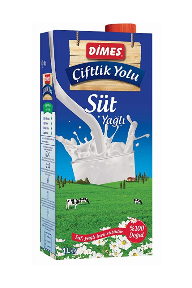 Tam Yağlı Süt 1 lt - 1