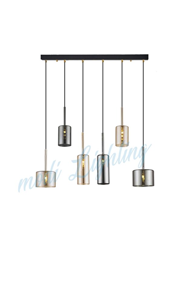 Mixed Sıralı Camlı 6'lı Sarkıtavize Mod-av-4443-6msr - 1