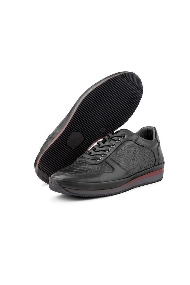 Muster valódi bőr férfi alkalmi cipők, szőrme belső cipők, téli prémes cipők - 2