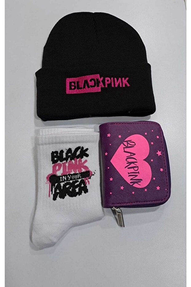 Blackpink Beanie Wallet Socks