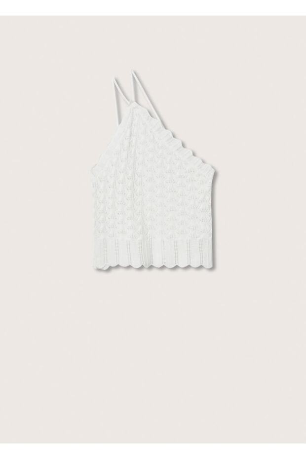 Triko Cropped Bluz - 3