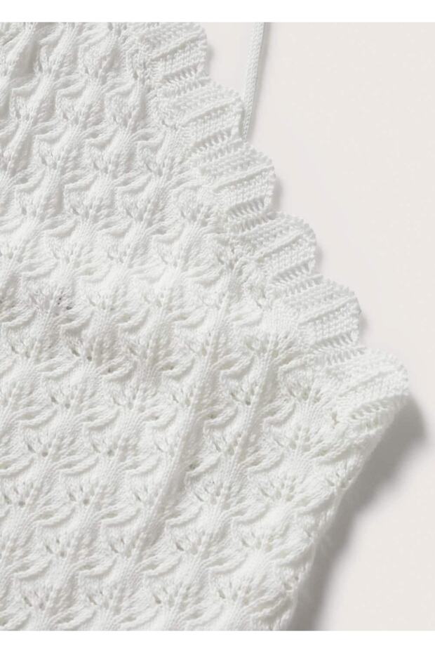 Triko Cropped Bluz - 7