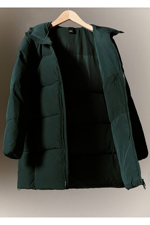 Isı Düzenleyici Uzun Anorak - 8