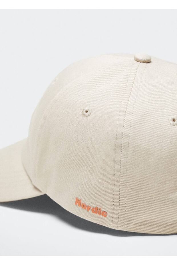 Graphic Patterned Cotton Hat - 3