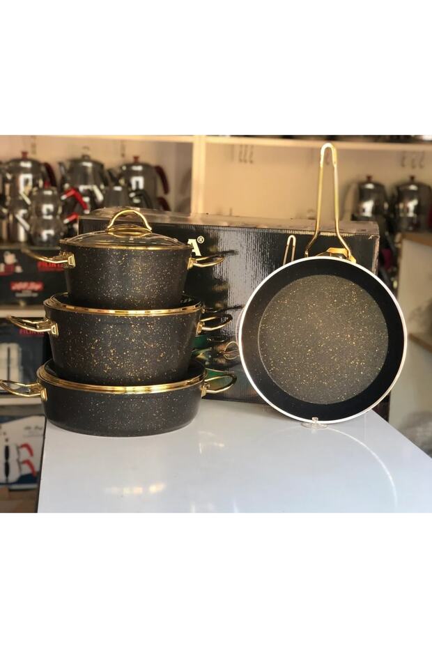 Evinda 7 Parça Granit Set 4mm - 1