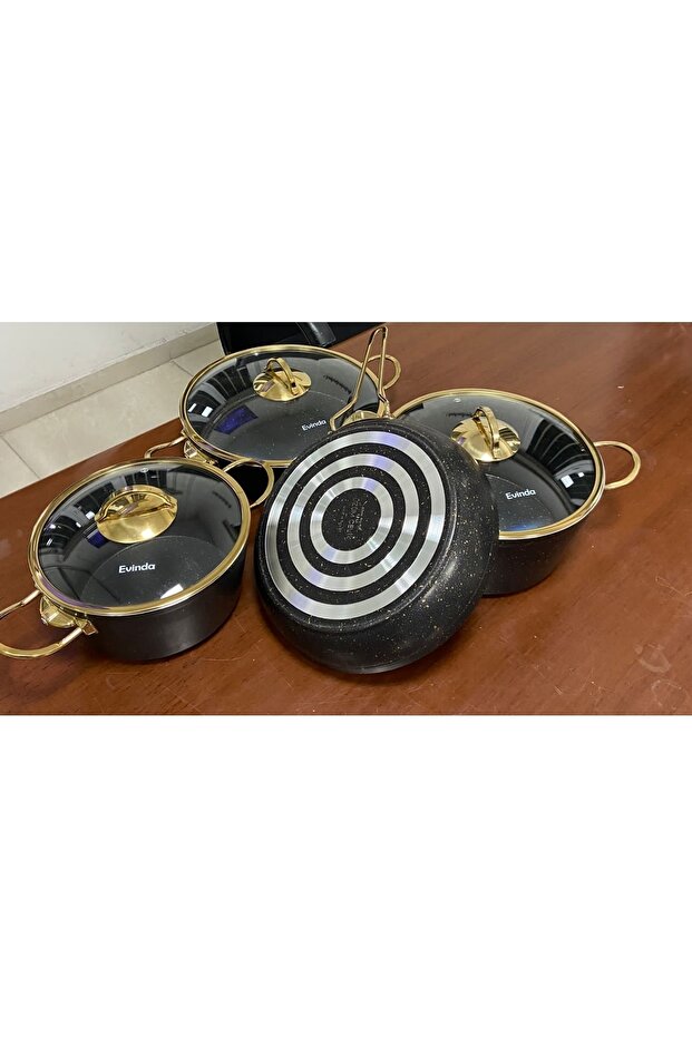 Evinda 7 Parça Granit Set 4mm - 2