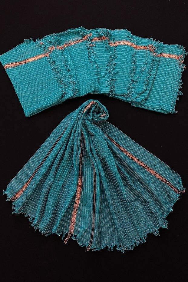 Green Bridesmaid Shawl, Convoy Ornament, Henna Ornament, Gift Distribution Scarf 10 Pieces