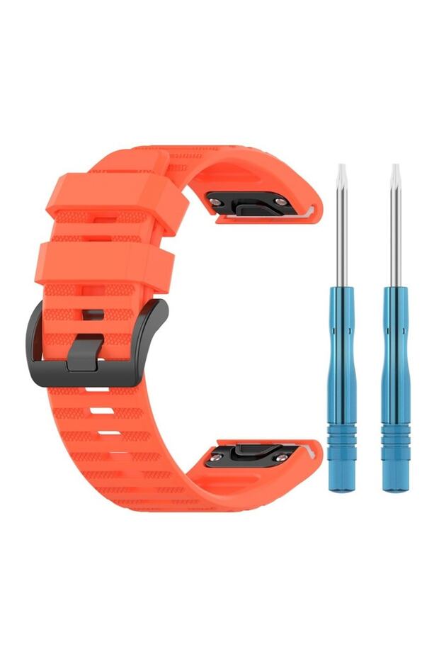 Garmin Fenix 5X Plus Kordon Quick Fit Strap Band Yavruağzı (Fenix 5X Plus ile Uyumlu) - 2