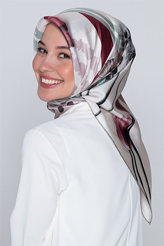 Nostalgia Sura Silk Scarf 18Ya7297 80