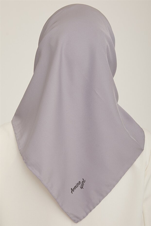 Eșarfă simplă din twill - gri 772 - 4