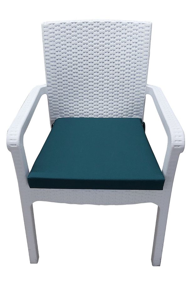 6 Adet Su Geçirmez Kumaş Rattan Minderi-koyu Yeşil - 2