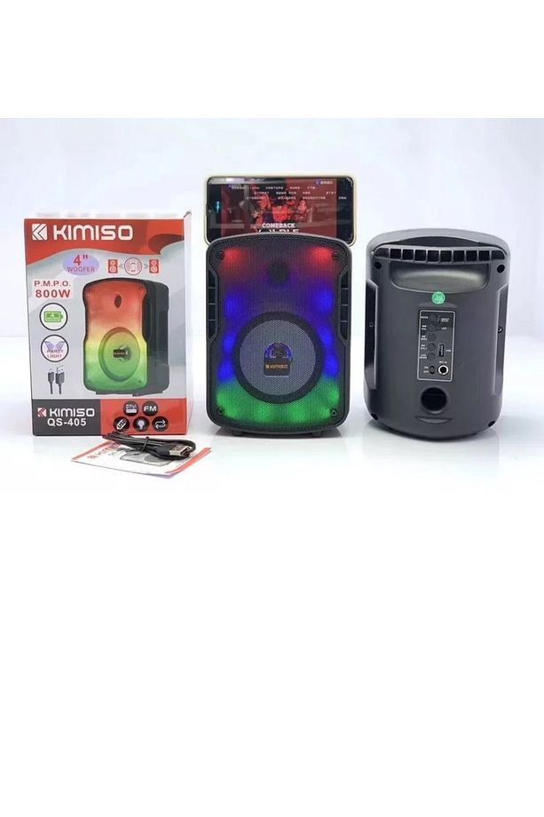 Bluetooth Hoparlör Led Işıklı Sd Kart Usb Fm Radyo - 3
