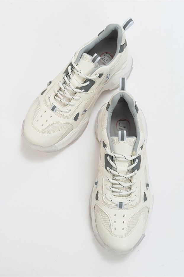 Białe damskie buty sportowe Lecce - 5