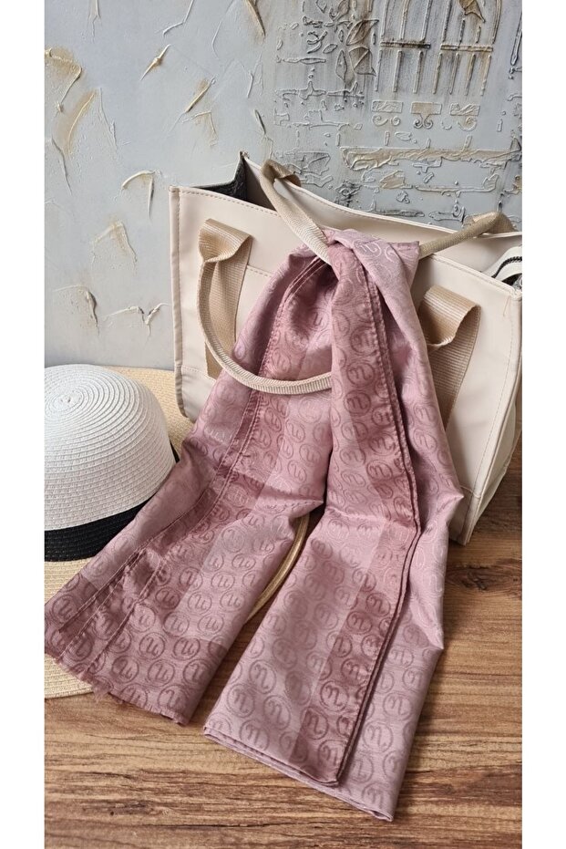 Hint Ipek Monogram Şal - 1