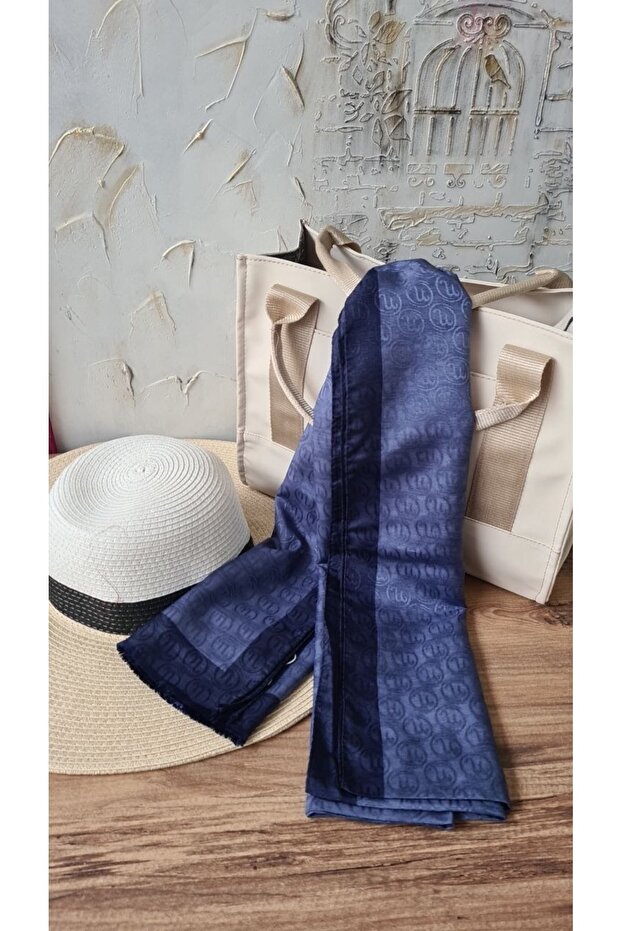 Hint Ipek Monogram Şal - 1