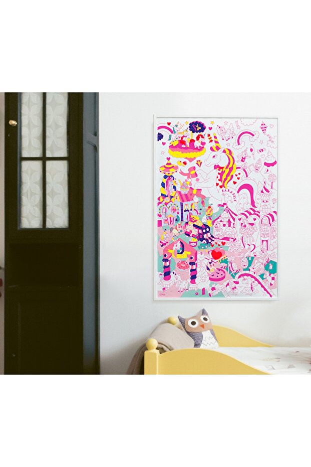 Dev Boyama Posteri Unicorn - 2