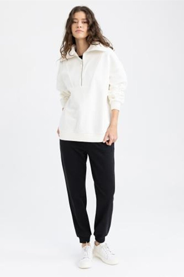 Regular Fit basic Geri Dönüşümlü Jogger Eşofman Altı - 2