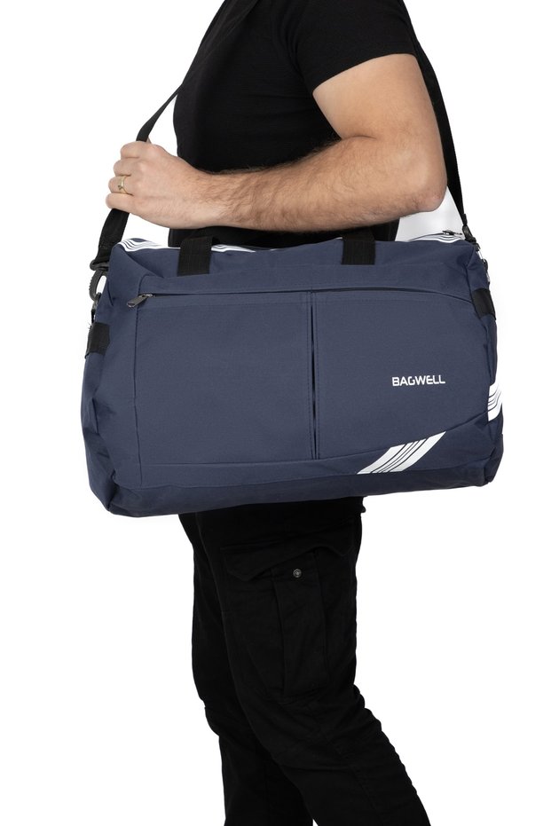 Unisex Navy Blue Large Size Sports, Travel and Fitness Bag