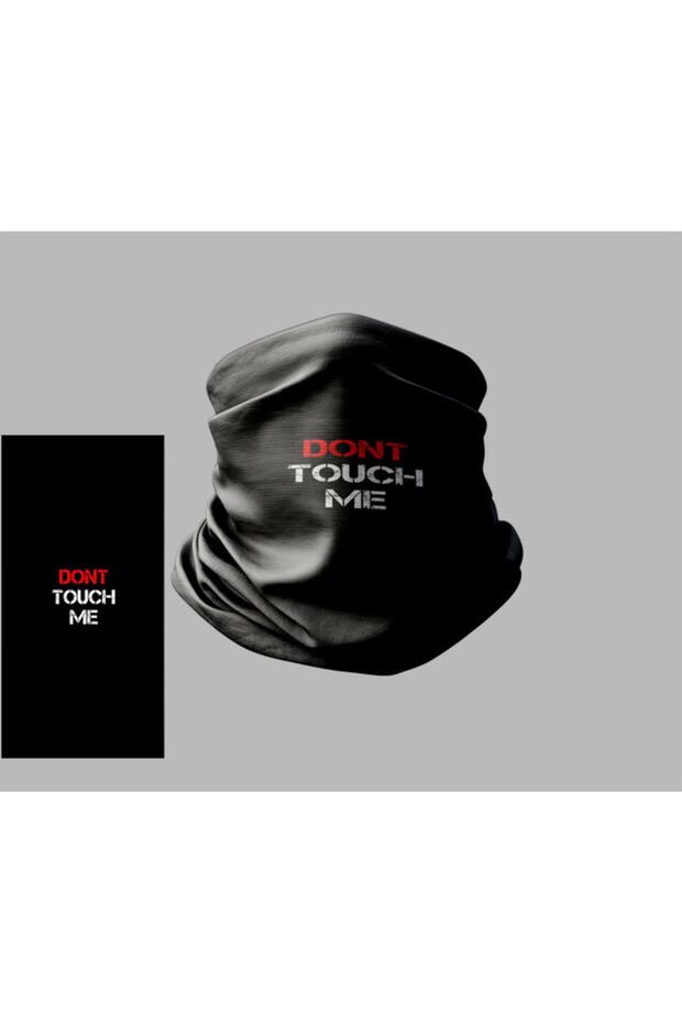 Lettering Designed Biker Buff Mask Outdoor Neck Collar Unisex Bandana