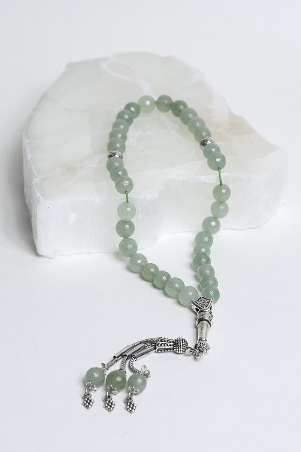 Aventurine Facet Cut 8 mm Natural Stone Rosary
