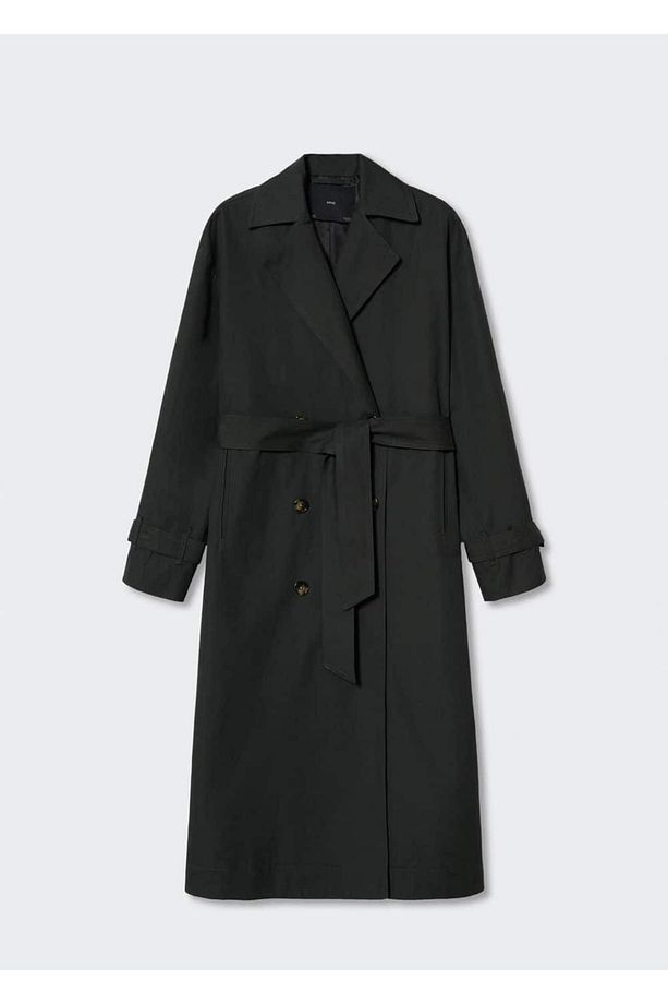 Oversize Pamuklu Trençkot - 3