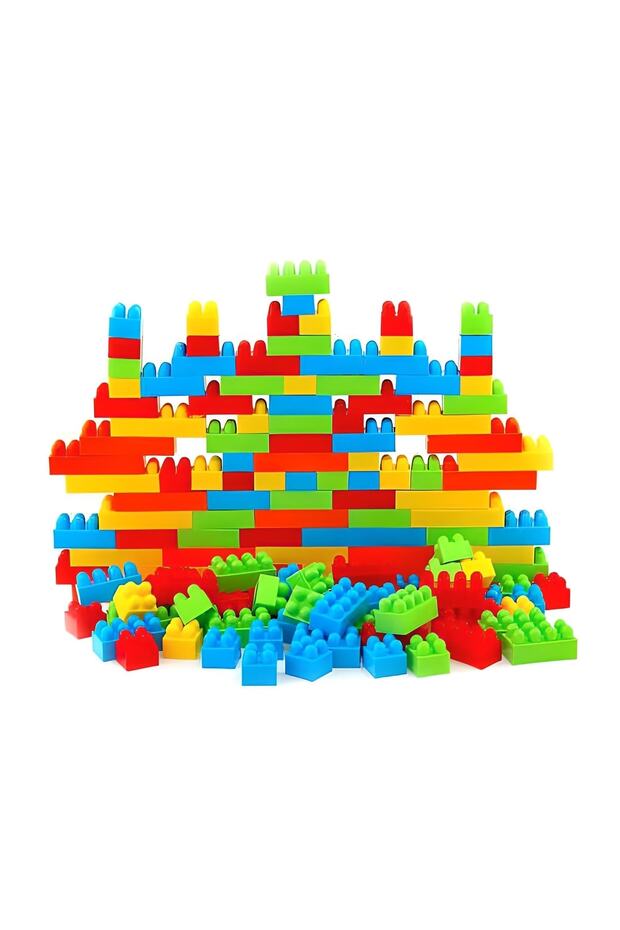 Lego Yapı Oyuncak Seti 200 Parça Yapı Seti Box Kutulu 3 Yaş Ve Üzeri Lego Oyun Seti - 6