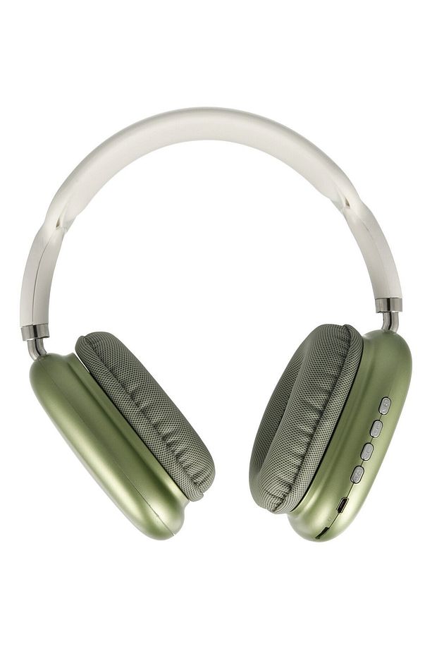 Max Kablosuz Bluetooth 5.0 Edr Kulak Üstü Kulaklık Yeşil - 3
