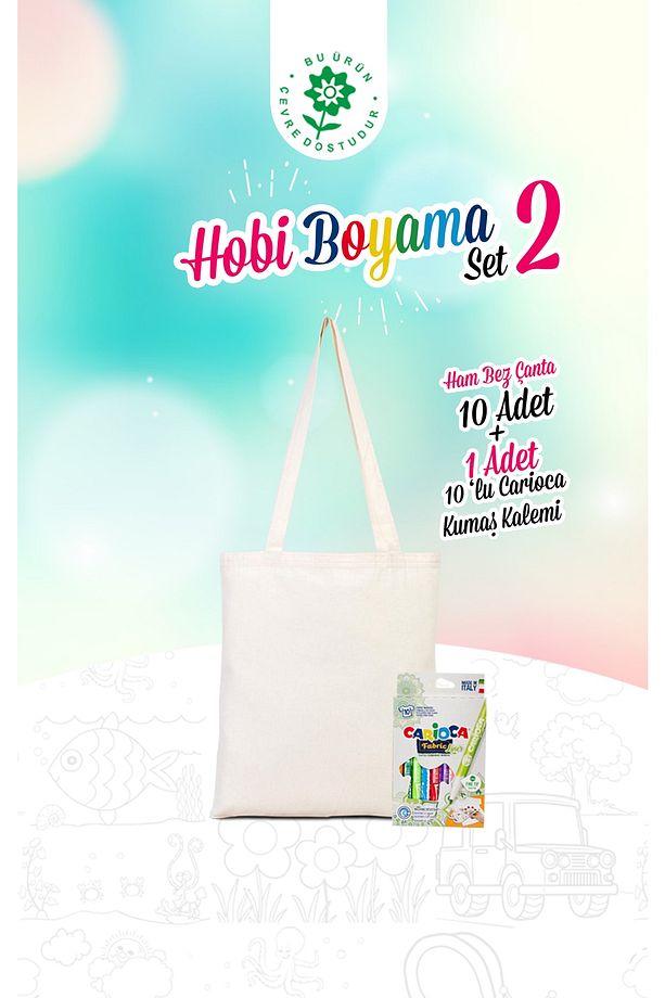 Hobi Bez Çanta Boyama Set - 2 - 1