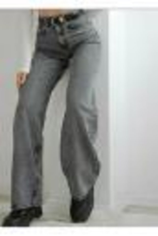 Rachel Women's Loose Super High Waist Wide Leg Jeans, Palazzo Model Jeans
